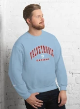 Valvetronic Designs Varsity Style Sweatshirt                                     - 9424877_7864 - Image 3