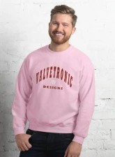 Valvetronic Designs Varsity Style Sweatshirt                                     - 9424877_7869 - Image 4