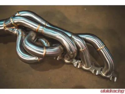 Valvetronic Designs 6AL-4V Titanium True F1 Non Valved Exhaust System w/ Race Free Flow Headers Audi R8 V10 5.2 2017-2024 - AUD.R8.V10.GEN2.F1.FFH.TI