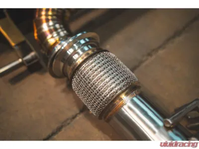 Valvetronic Designs 6AL-4V Titanium True F1 Non Valved Exhaust System w/ Race Free Flow Headers Audi R8 V10 5.2 2017-2024 - AUD.R8.V10.GEN2.F1.FFH.TI