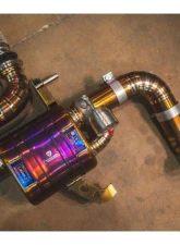 Valvetronic Designs 6AL-4V Titanium True F1 Non Valved Exhaust System w/ Race Free Flow Headers Audi R8 V10 5.2 2017-2024                                     - AUD.R8.V10.GEN2.F1.FFH.TI - Image 3