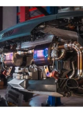 Valvetronic Designs 6AL-4V Titanium True F1 Non Valved Exhaust System w/ Race Free Flow Headers Audi R8 V10 5.2 2017-2024                                     - AUD.R8.V10.GEN2.F1.FFH.TI - Image 10