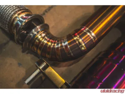 Valvetronic Designs 6AL-4V Titanium True F1 Non Valved Exhaust System Audi R8 V10 5.2 2017-2024 - AUD.R8.V10.GEN2.F1.TI