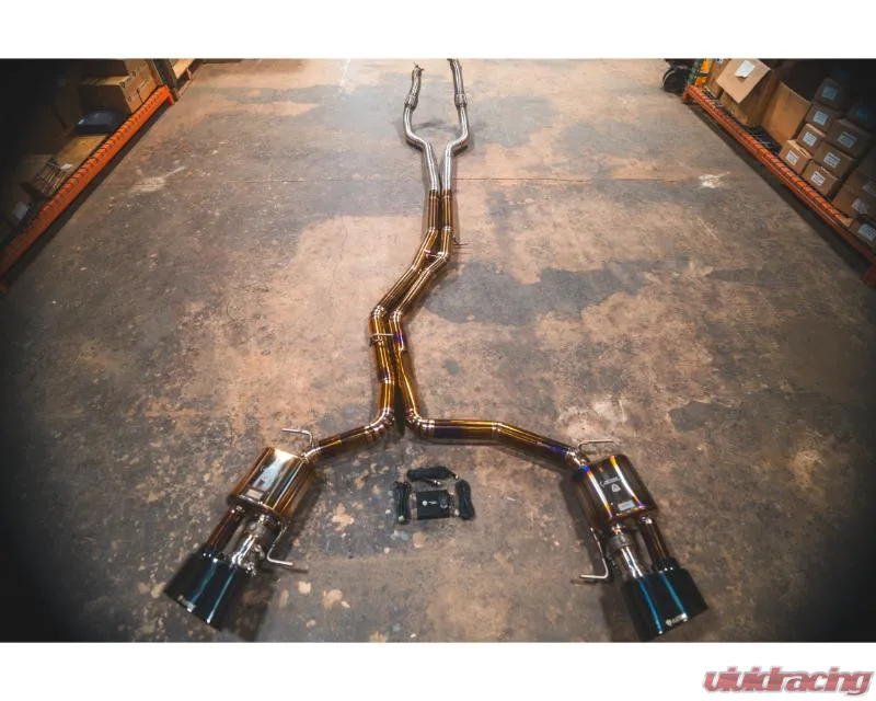 Valvetronic Designs Valved Sport Exhaust System for Audi RS6/RS7 C8 2019-2025, Titanium - AUD.C8.VSES.FF.TI