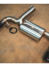 Valvetronic Designs 2 Carbon Fiber 1x1 3.5" Outlet Tips Valved Sport Exhaust System (Axleback) F chassis BMW F30 | F22 | F36 | F32 2012-2019                                     - BMW.F.VSES.BR.RC - Image 2