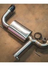 Valvetronic Designs 2 Carbon Fiber 1x1 3.5" Outlet Tips Valved Sport Exhaust System (Axleback) F chassis BMW F30 | F22 | F36 | F32 2012-2019                                     - BMW.F.VSES.BR.RC - Image 3