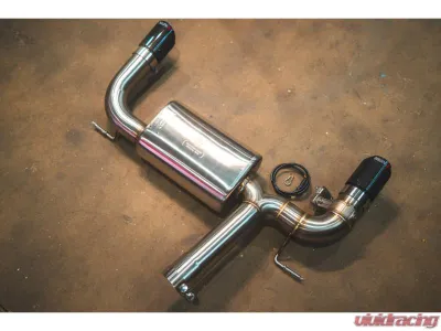 Valvetronic Designs 2 Carbon Fiber 1x1 3.5" Outlet Tips Valved Sport Exhaust System (Axleback) F chassis BMW F30 | F22 | F36 | F32 2012-2019 - BMW.F.VSES.BR.RC