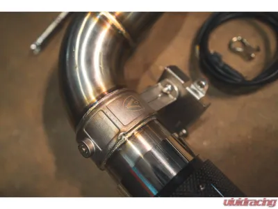 Valvetronic Designs 2 Carbon Fiber 1x1 3.5" Outlet Tips Valved Sport Exhaust System (Axleback) F chassis BMW F30 | F22 | F36 | F32 2012-2019 - BMW.F.VSES.BR.RC