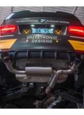 Valvetronic Designs 2 Carbon Fiber 1x1 3.5" Outlet Tips Valved Sport Exhaust System (Axleback) F chassis BMW F30 | F22 | F36 | F32 2012-2019                                     - BMW.F.VSES.BR.RC - Image 6