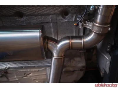 Valvetronic Designs 2 Carbon Fiber 1x1 3.5" Outlet Tips Valved Sport Exhaust System (Axleback) F chassis BMW F30 | F22 | F36 | F32 2012-2019 - BMW.F.VSES.BR.RC