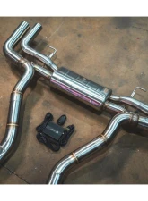 Valvetronic Designs Brushed Valved Sport Exhaust System w/ Free Flow Race Front Pipes BMW Alpina B8 | M850i 2018-2024                                     - BMW.G16.VSES.FF.BR - Image 3