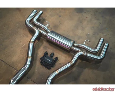 Valvetronic Designs Brushed Valved Sport Exhaust System w/ Free Flow Race Front Pipes BMW Alpina B8 | M850i 2018-2024 - BMW.G16.VSES.FF.BR