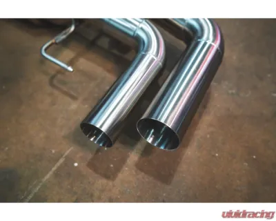 Valvetronic Designs Brushed Valved Sport Exhaust System w/ Free Flow Race Front Pipes BMW Alpina B8 | M850i 2018-2024 - BMW.G16.VSES.FF.BR
