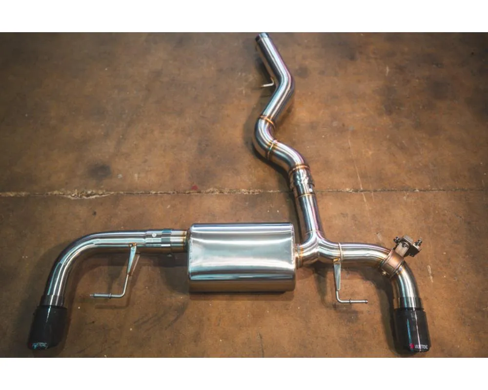 Valvetronic Designs Valved Axleback Exhaust System w/ 1x1 Carbon Tips BMW 330i | 430i 2019-2024 - BMW.G20.330i.AXL.BR.RC