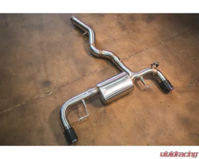 Valvetronic Designs Valved Axleback Exhaust System for BMW 330i | 430i 2019-2024, 3.5" Carbon Tips - BMW.G20.330i.AXL.BR.RC