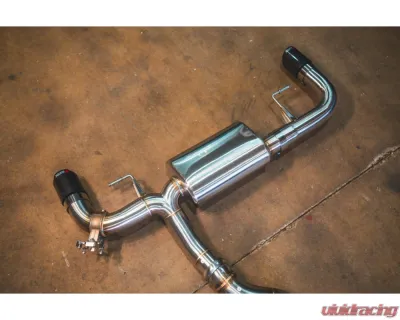 Valvetronic Designs Valved Axleback Exhaust System for BMW 330i | 430i 2019-2024, 3.5" Carbon Tips - BMW.G20.330i.AXL.BR.RC