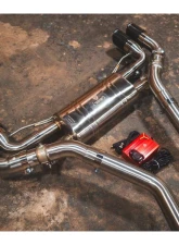 Valvetronic Designs Valved Sport Exhaust System for BMW F90 M5 2018-2023, 3.5" Titanium Tips                                     - BMW.G20.M340i.VSES.TI.TIBRT - Image 3