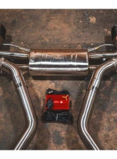 Valvetronic Designs Valved Sport Exhaust System for BMW F90 M5 2018-2023, 3.5" Titanium Tips                                     - BMW.G20.M340i.VSES.TI.TIBRT - Image 4