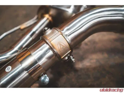 Valvetronic Designs Valved Sport Exhaust System for BMW F90 M5 2018-2023, 3.5" Titanium Tips - BMW.G20.M340i.VSES.TI.TIBRT