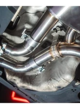 Valvetronic Designs Brushed Steel Tips Stainles-Steel Valved Sport Exhaust System BMW G30 530i | 540i 2017-2024                                     - BMW.G30.530i.VSES.BR.RC - Image 12