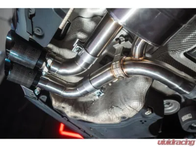 Valvetronic Designs Brushed Steel Tips Stainles-Steel Valved Sport Exhaust System BMW G30 530i | 540i 2017-2024 - BMW.G30.530i.VSES.BR.RC