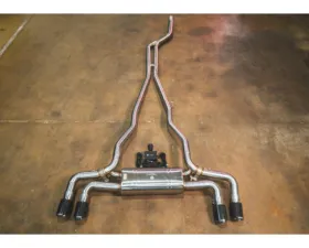 Valvetronic Designs Titanium Steel Tips Stainles-Steel Valved Sport Exhaust System BMW G30 530i | 540i 2017-2024
