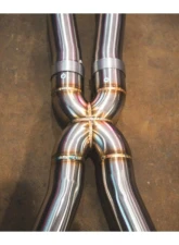 BMW Valvetronic Designs 4" Brushed Steel Titanium Valved Exhaust System for G30 M550i 2017-2023                                     - BMW.G30.M550i.VSES.TI.TIBRT - Image 4