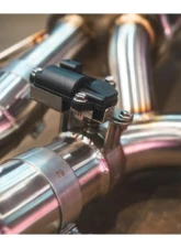 BMW Valvetronic Designs 4" Brushed Steel Titanium Valved Exhaust System for G30 M550i 2017-2023                                     - BMW.G30.M550i.VSES.TI.TIBRT - Image 6