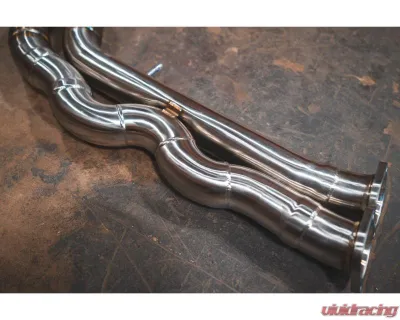 Valvetronic Designs Equal Length Valved Sport Exhaust System for BMW M2 Competition 2018-2020 - BMW.F87C.M2.VSES.TI.TIBRT