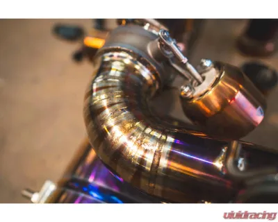 Valvetronic Designs Equal Length Valved Sport Exhaust System for BMW M2 Competition 2018-2020 - BMW.F87C.M2.VSES.TI.TIBRT