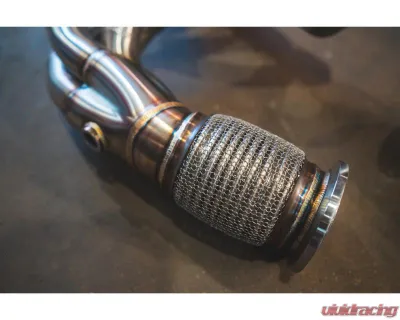 Valvetronic Designs Equal Length Valved Sport Exhaust System for BMW M2 Competition 2018-2020 - BMW.F87C.M2.VSES.TI.TIBRT