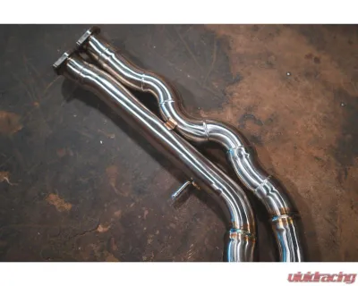 Valvetronic Designs Equal Length Valved Sport Exhaust System for BMW M2 Competition 2018-2020 - BMW.F87C.M2.VSES.TI.TIBRT