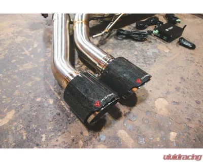 BMW Valvetronic Designs Valved Sport Exhaust System F97/X4M 2019-2023 T304 Stainless Steel - BMW.F9X.X3M.VSES.TI.TIBRT