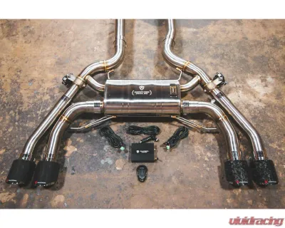 BMW Valvetronic Designs Valved Sport Exhaust System F97/X4M 2019-2023 T304 Stainless Steel - BMW.F9X.X3M.VSES.TI.TIBRT