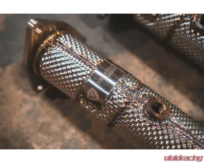 Valvetronic Designs Valved Sport Exhaust System for Chevy Corvette C8 Z06, Titanium - CHEV.C8Z.VSES.FF.TI