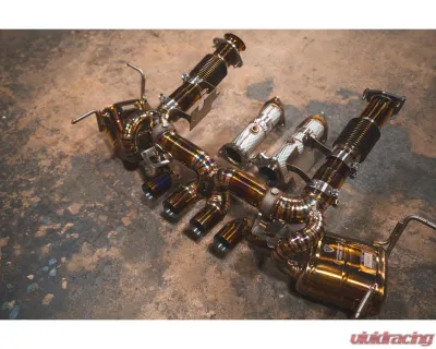 Valvetronic Designs Valved Sport Exhaust System for Chevy Corvette C8 Z06, Titanium - CHEV.C8Z.VSES.FF.TI