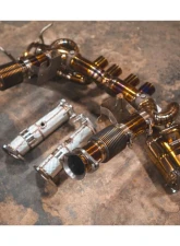Valvetronic Designs Valved Sport Exhaust System for Chevy Corvette C8 Z06, Titanium                                     - CHEV.C8Z.VSES.FF.TI - Image 3