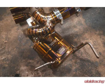 Valvetronic Designs Valved Sport Exhaust System for Chevy Corvette C8 Z06, Titanium - CHEV.C8Z.VSES.FF.TI