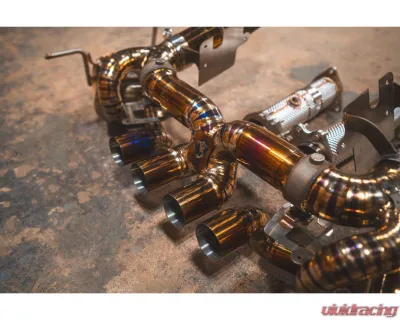 Valvetronic Designs Valved Sport Exhaust System for Chevy Corvette C8 Z06, Titanium - CHEV.C8Z.VSES.FF.TI