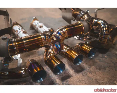 Valvetronic Designs Valved Sport Exhaust System for Chevy Corvette C8 Z06, Titanium - CHEV.C8Z.VSES.FF.TI