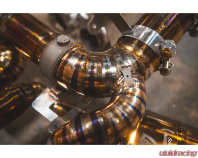 Valvetronic Designs Valved Sport Exhaust System for Chevy Corvette C8 Z06, Titanium - CHEV.C8Z.VSES.FF.TI