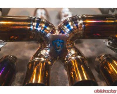 Valvetronic Designs Valved Sport Exhaust System for Chevy Corvette C8 Z06, Titanium - CHEV.C8Z.VSES.FF.TI