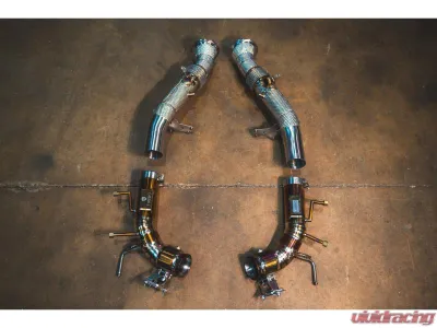 Valvetronic Designs Sport Exhaust Package Free Flow Bypass Ferrari 296 GTB|GTS 2021+ - FER.296.VSES.FF.TI