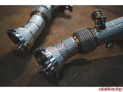 Valvetronic Designs Sport Exhaust Package Free Flow Bypass Ferrari 296 GTB|GTS 2021+ - FER.296.VSES.FF.TI
