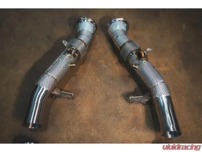 Valvetronic Designs Sport Exhaust Package Free Flow Bypass Ferrari 296 GTB|GTS 2021+ - FER.296.VSES.FF.TI