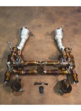 Valvetronic Designs Valved Sport Exhaust System Sport 200 Cell Catted Test Pipes Ferrari 458 Speciale 2013-2015                                     - FER.458S.VSES.2CC.TI - Image 11