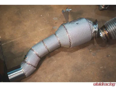 Valvetronic Designs Valved Sport Exhaust System Sport 200 Cell Catted Test Pipes Ferrari 458 Speciale 2013-2015 - FER.458S.VSES.2CC.TI