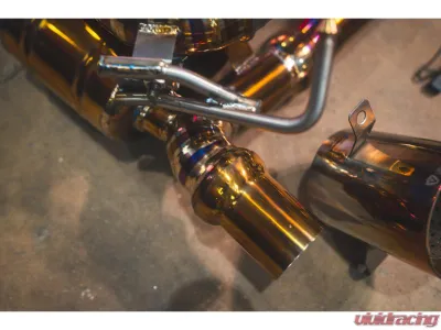 Valvetronic Designs Valved Sport Exhaust System Sport 200 Cell Catted Test Pipes Ferrari 458 Speciale 2013-2015 - FER.458S.VSES.2CC.TI