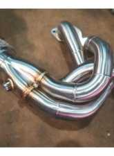 Valvetronic Designs Valved Sport Exhaust System Sport 200 Cell Catted Test Pipes + F1 Race headers Ferrari 458 Speciale 2013-2015                                     - FER.458S.VSES.2CCH.TI - Image 4