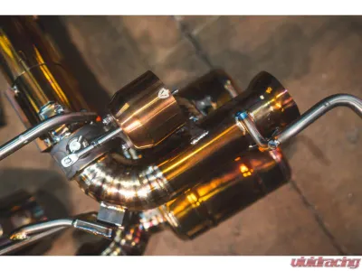 Valvetronic Designs Valved Sport Exhaust System Rear Section Only Ferrari 458 Speciale 2013-2015 - FER.458S.VSES.TI